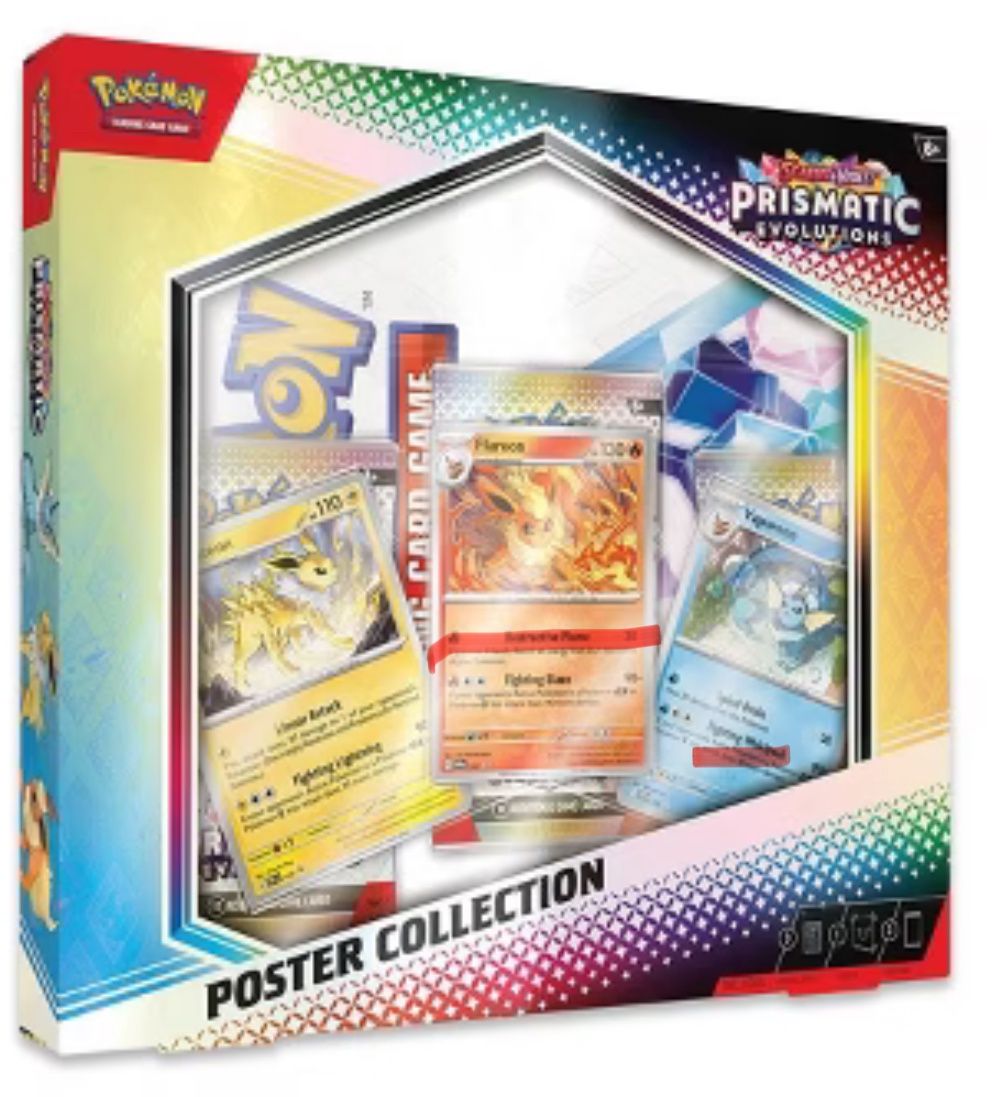 Pokemon TCG: Prismatic Evolutions Poster Collection