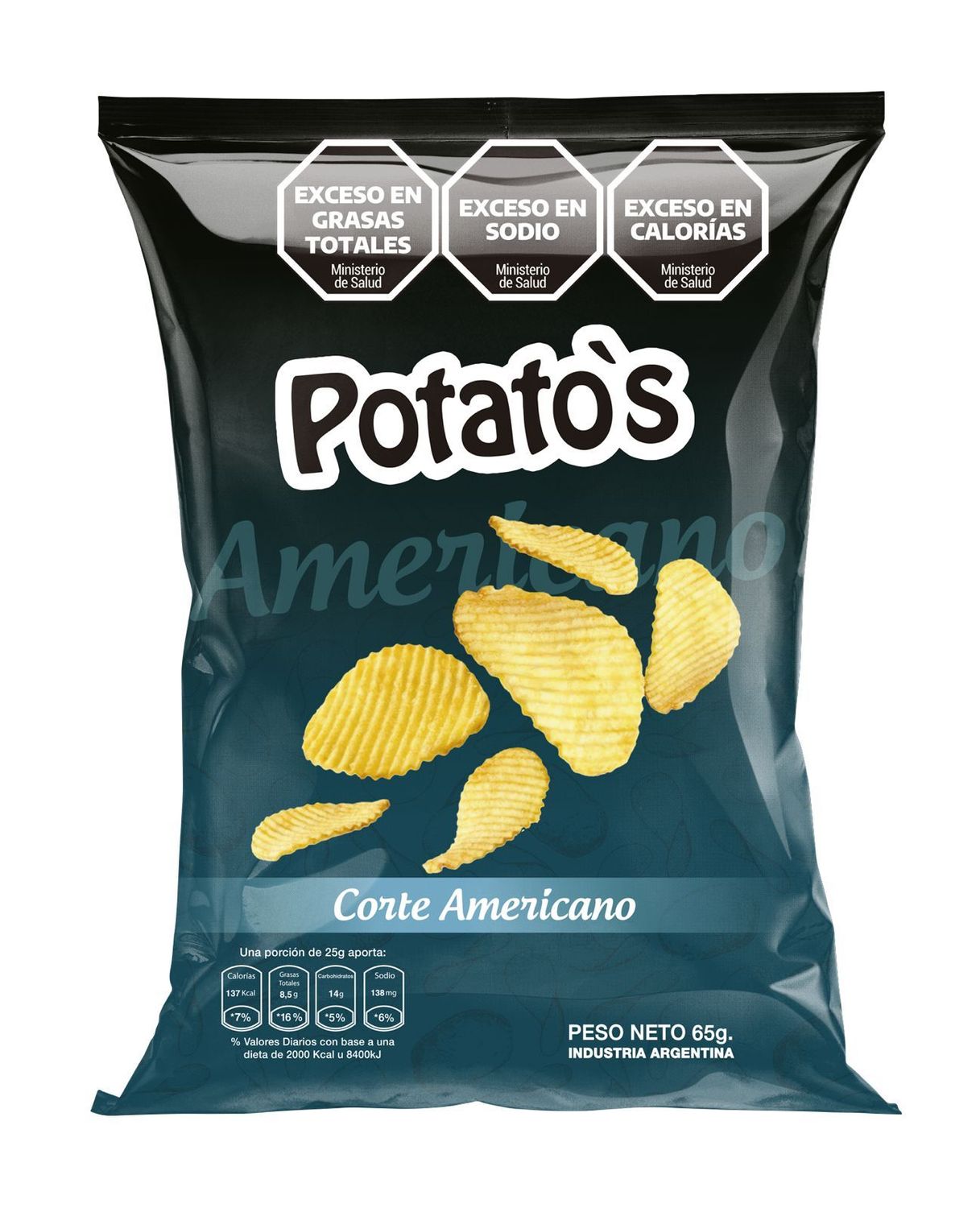 Papas Potatos corte Americano