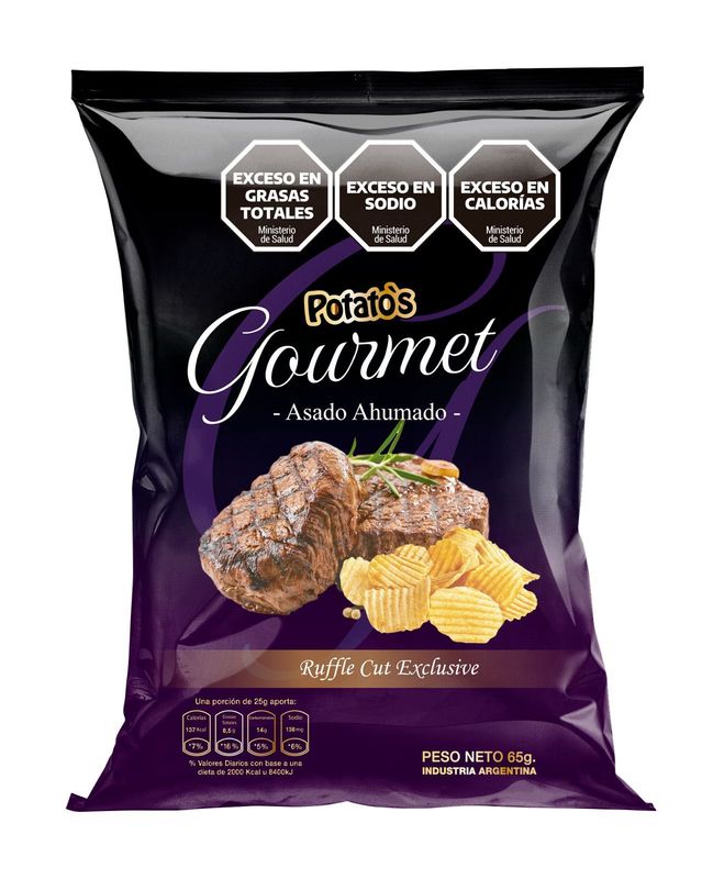 Papas Potatos línea Gourmet Asado Ahumado