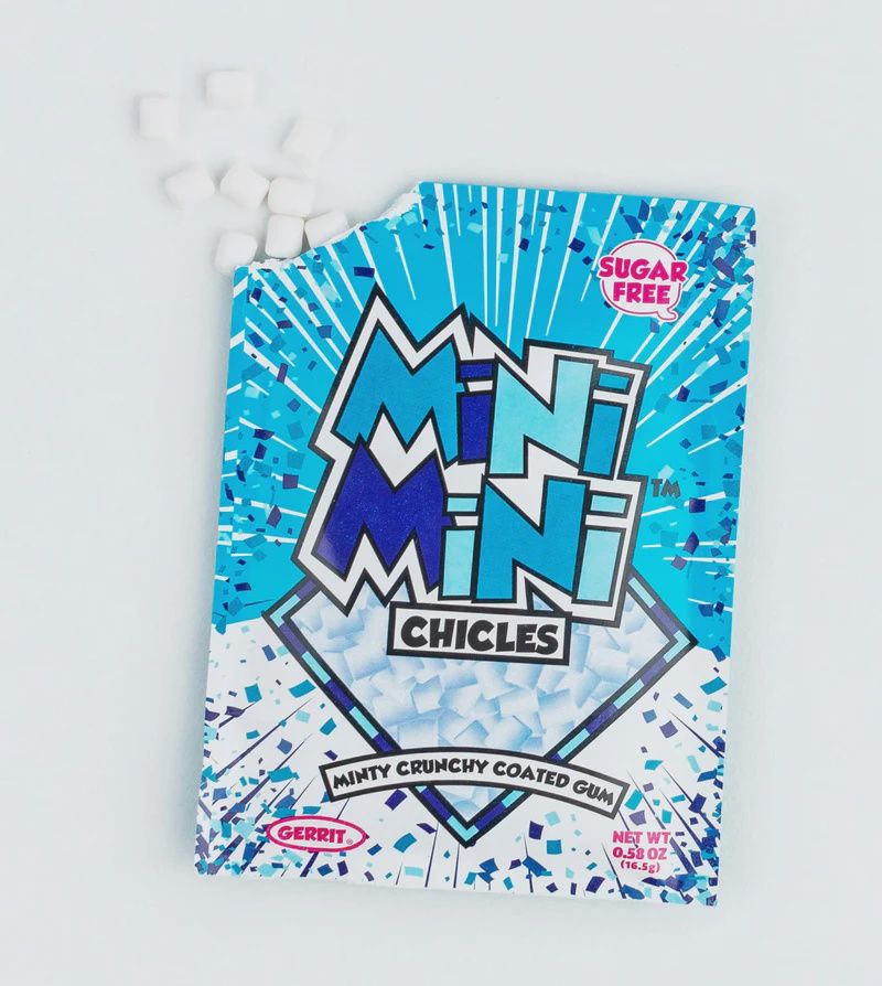 Verburg - Mini Mini CHICLES Sugar Free - Peppermint Gum (MOROCCO)