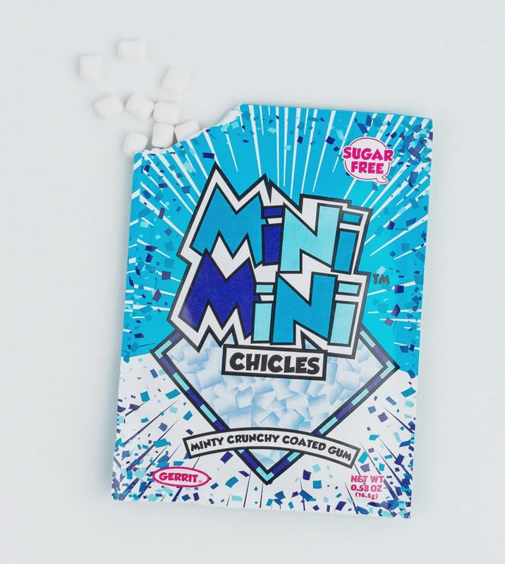 Verburg - Mini Mini CHICLES Sugar Free - Peppermint Gum (MOROCCO)