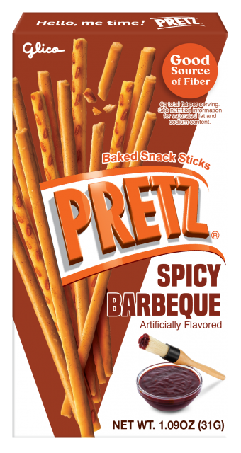 GLICO PRETZ - Spicy Barbeque Flavour 1.09oz (31g) (THAILAND)