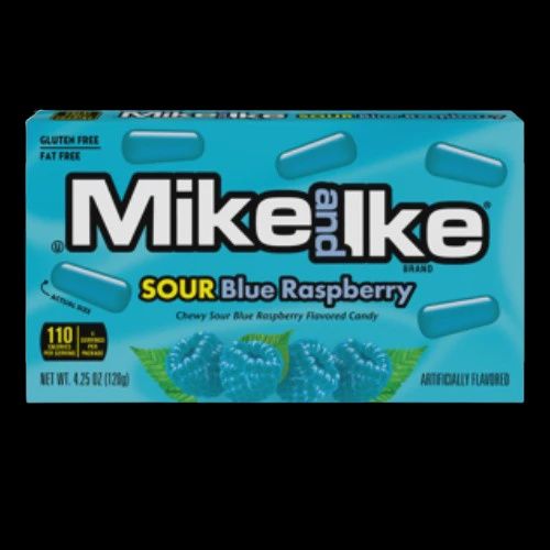 Mike &amp; Ike (USA) Theatre Pack, FLAVOURS: Sour Blue Raspberry