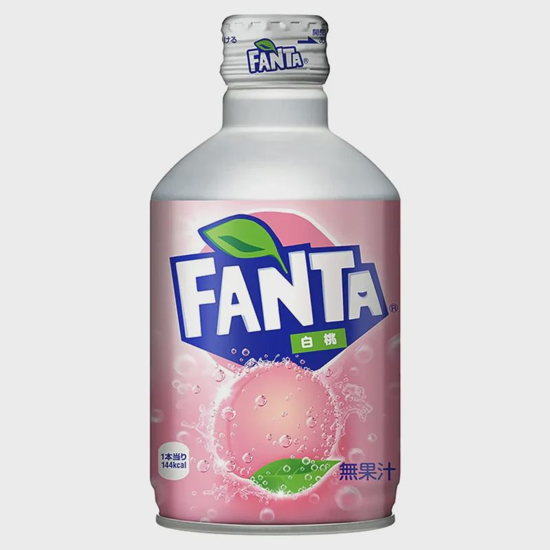 Fanta White Peach Aluminum Bottle (JAPAN) 300mL