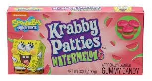SpongeBob Krabby Patties - Watermelon (CHINA) 2.54oz (72g)