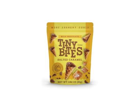 Tiny Bites - Salted Caramel Cones 2.82 oz (80g) (TURKEY)