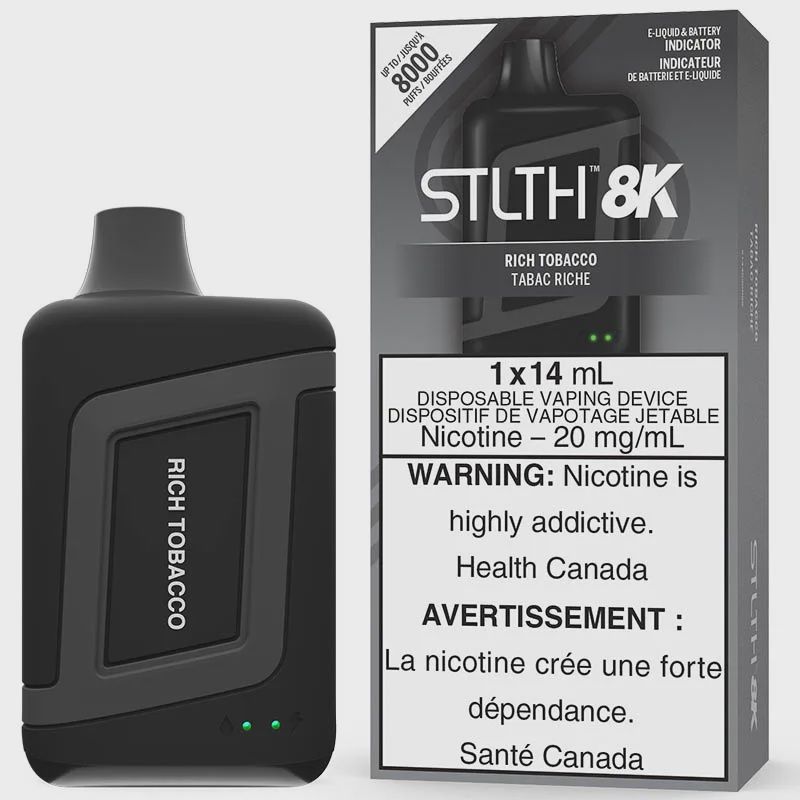 STLTH 8K Disposable Vape - 5ct (Rich Tobacco)