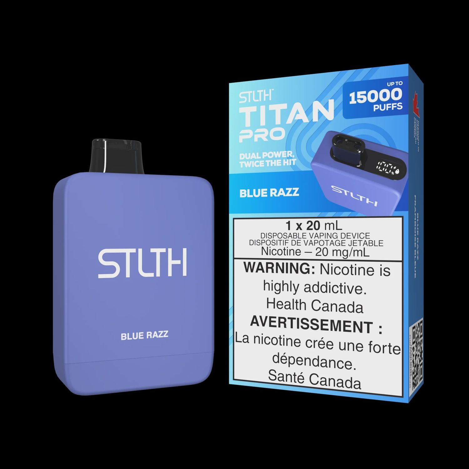 STLTH Titan Pro 15K Disposable Vape -  (Blue Razz)