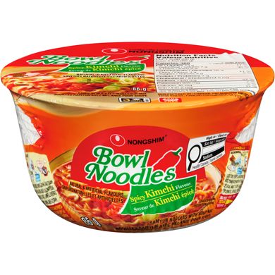 Nongshim Spicy Kimchi Noodle Soup Bowls