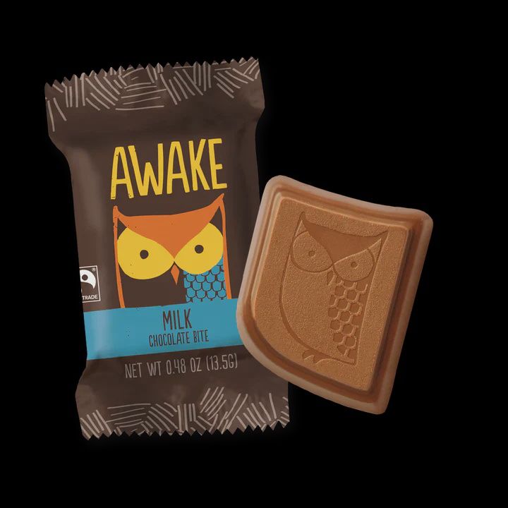 Awake Milk Chocolate Single Bites