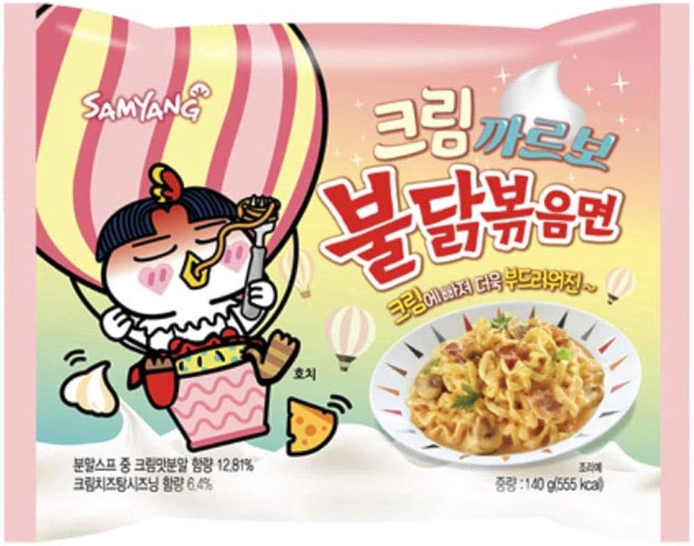 Buldak Hot Chicken Creamy Carbonara Ramen