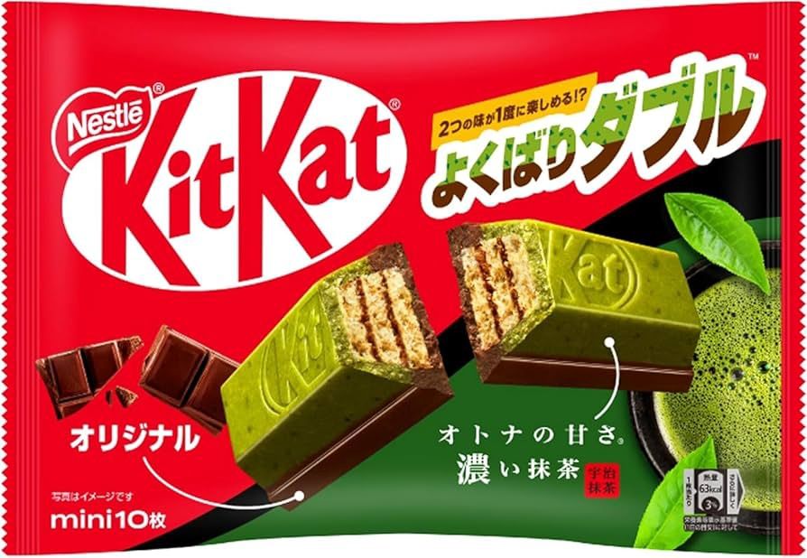 Nestle Kitkat Mini Double Matcha  10 piece bag