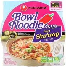 Nongshim Spicy Shrimp Bowl Noodle Soup