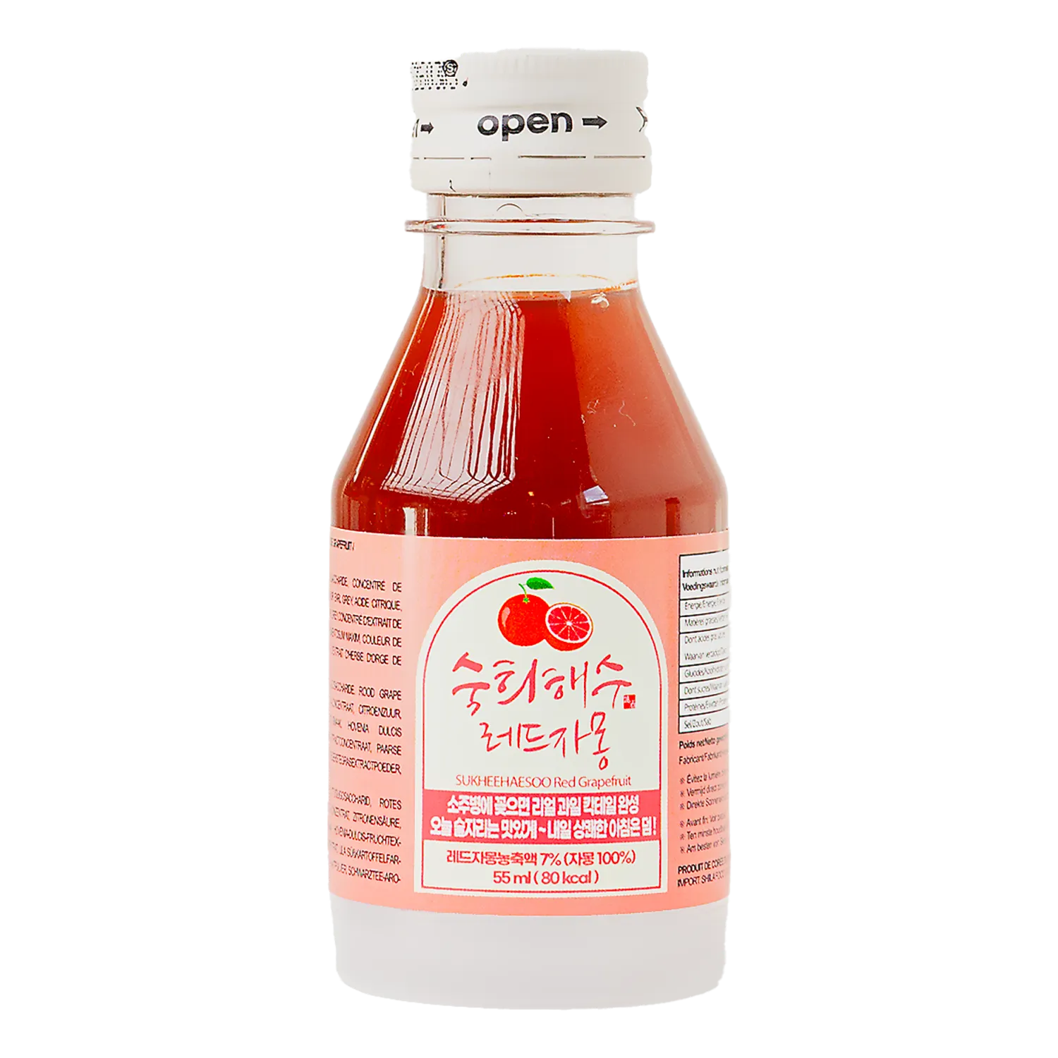 Sukheehaesoo (JAPAN) Add on for Soju - 60mL, FLAVOURS: Red Grapefruit