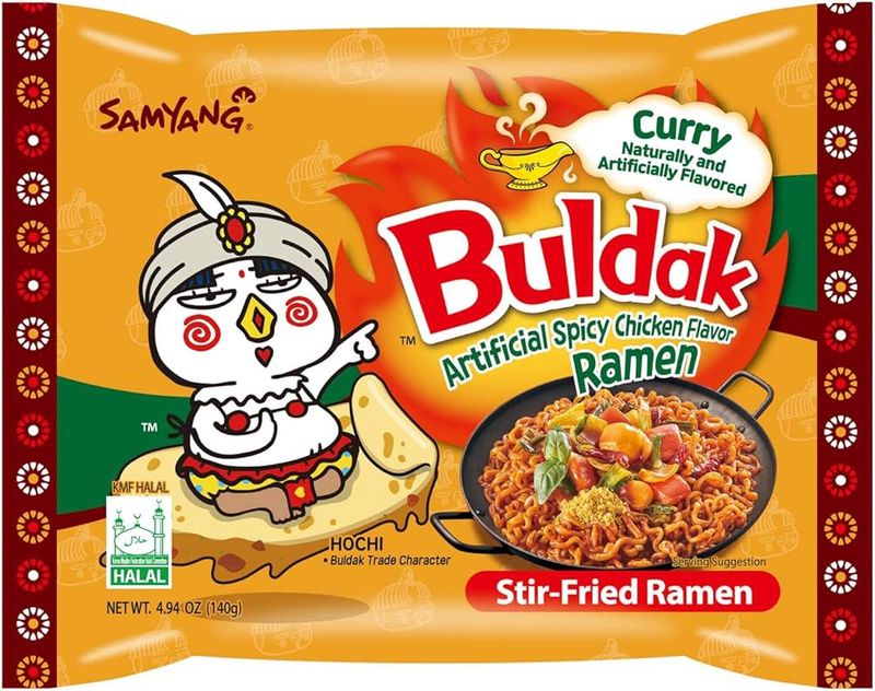 Bulduk Hot Chicken Flavour Ramen - Spicy Curry