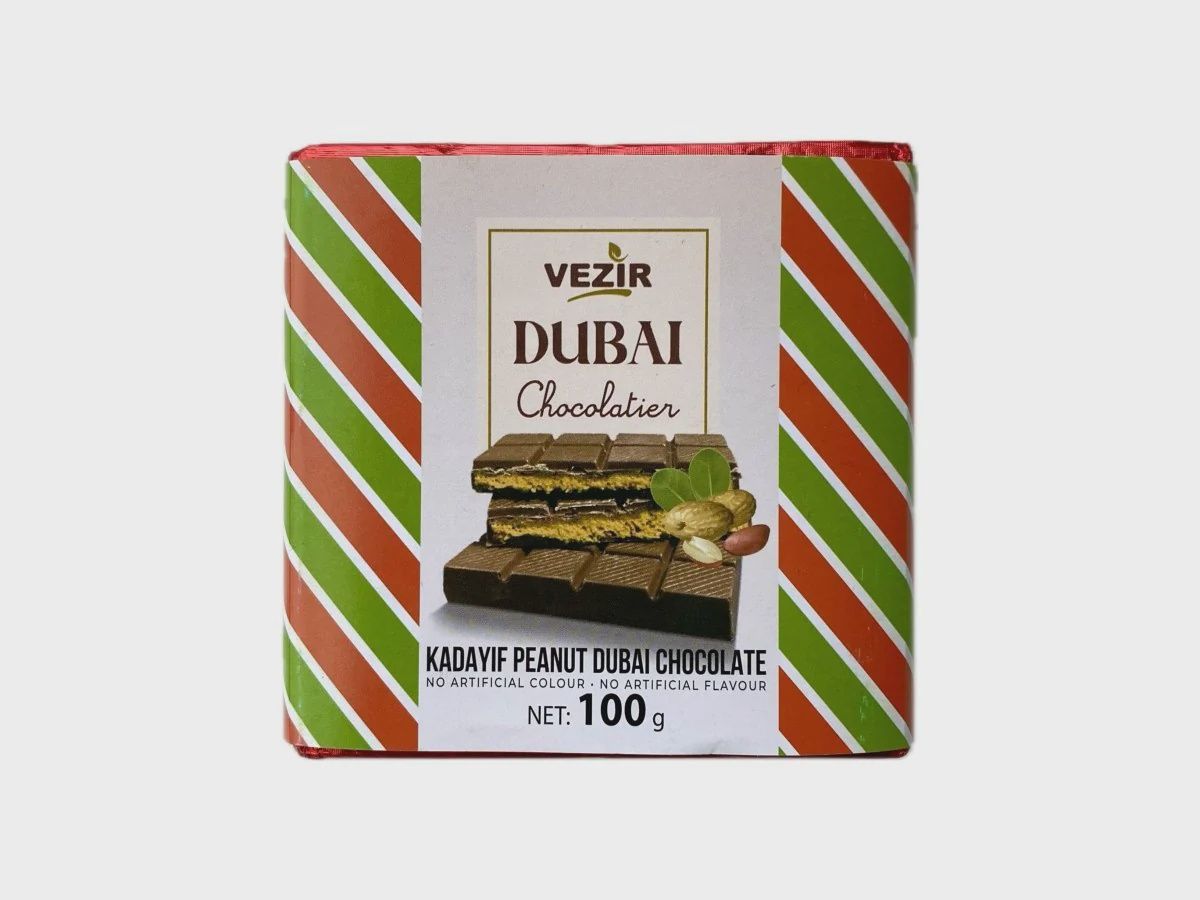 Peanut Praline Dubai Chocolate Bar – Crispy &amp; Nutty Delight
