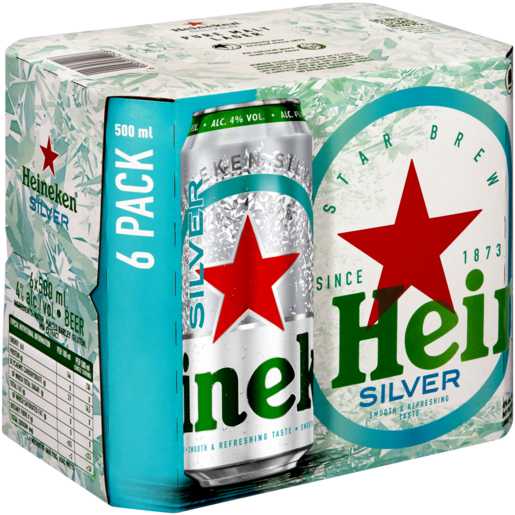 Heineken Silver 6x500ml (4%)