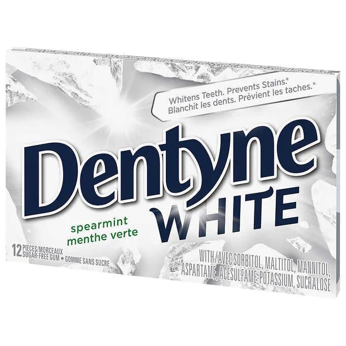 Dentyne White Spearmint Sugar-free Gum