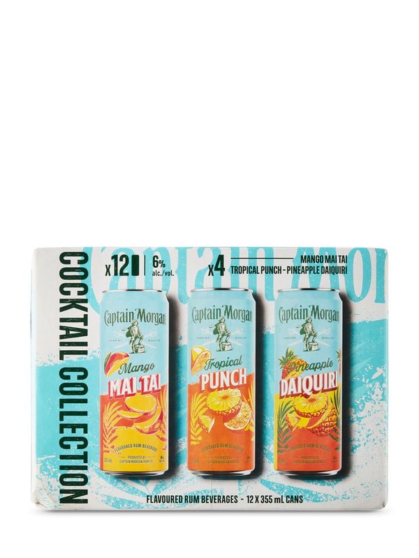 Captain Morgan Cocktail Collection Pack 6x355 mL