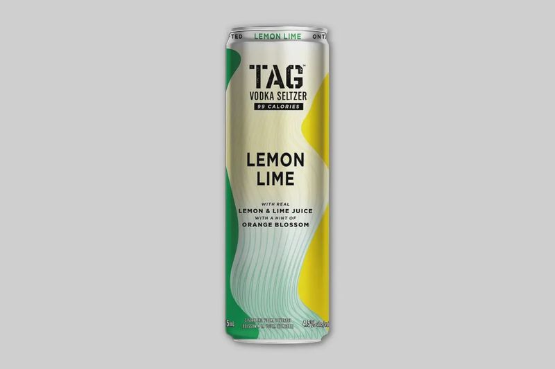 Tag Vodka Seltzer Lemon  Lime 355 mL (4.5%)