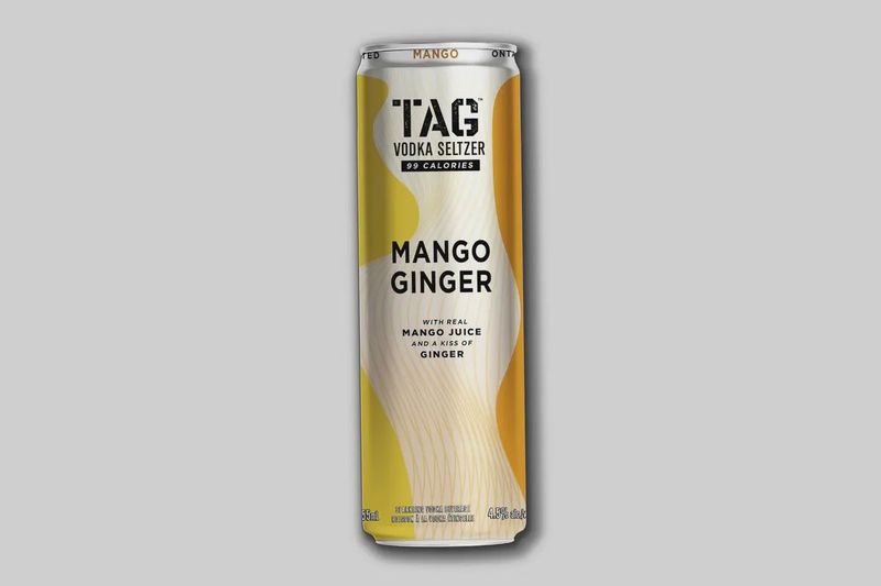 Tag Vodka Seltzer Mango Ginger 355 mL (4.5%)