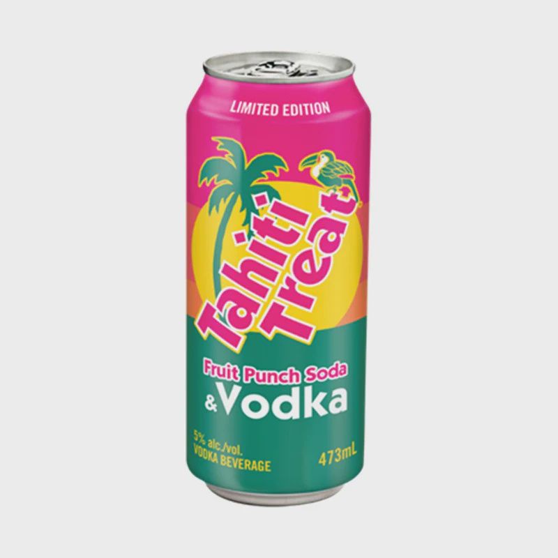 Tahiti Treat Fruit Punch Soda &amp; Vodka 473 mL