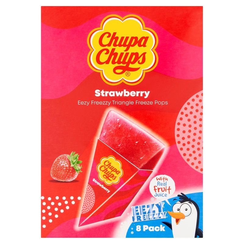 Chupa Chups Strawberry Triangle Ice Pop (UK)