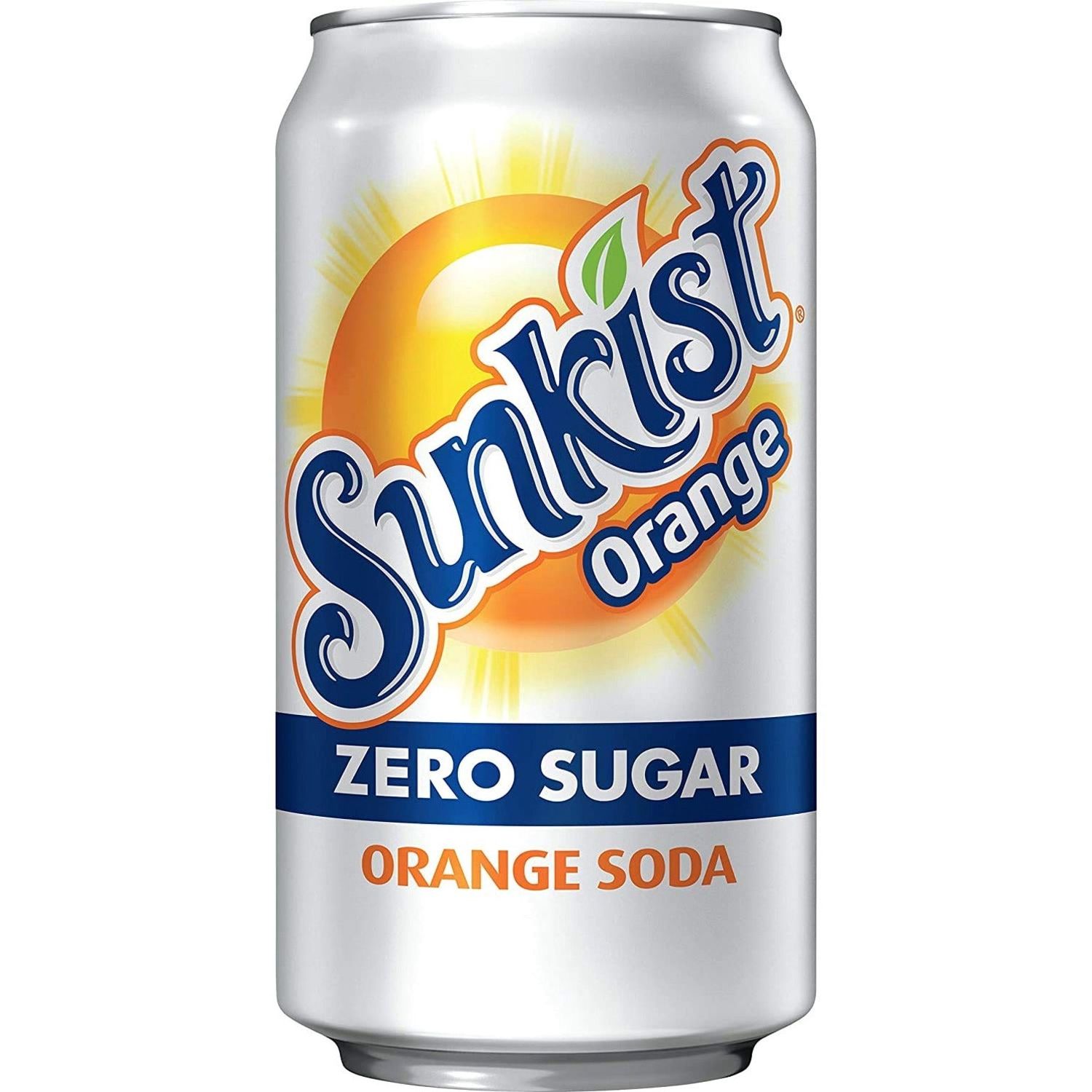 Sunkist Orange Zero Cans 355ml (Us)