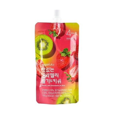Intake Sugarlolo Jelly Strawberry &amp; Kiwi 150g X10ct