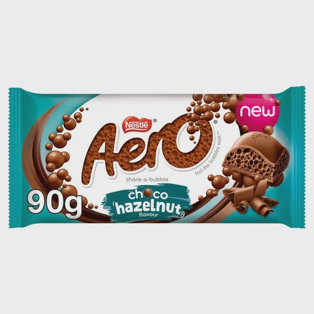 Aero Choco Hazelnut Block 90g (Uk)
