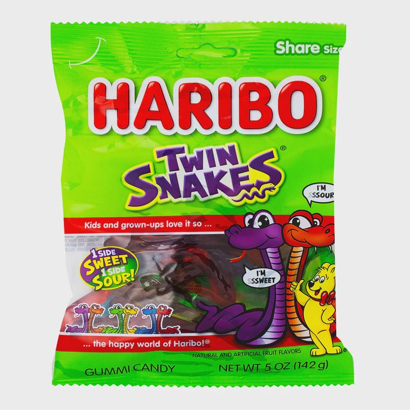 Haribo Twin Snakes 5oz