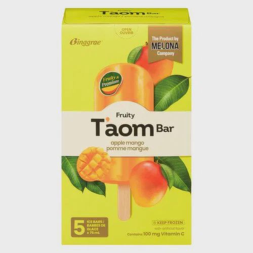 BINGGRAE T&#39;AOM BAR, FLAVOURS: APPLE  MANGO