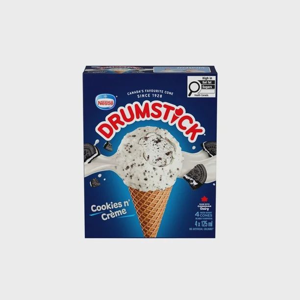 Drumstick Cookies &#39;n Crème, Vanilla And Chocolate Cookie Crunch