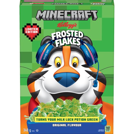Frosted Flakes Cereal Large Box, fla: Minecraft