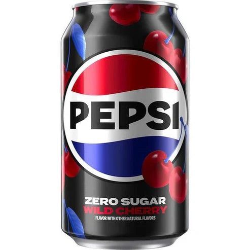 Pepsi Zero Sugar Cherry Cola 355mL