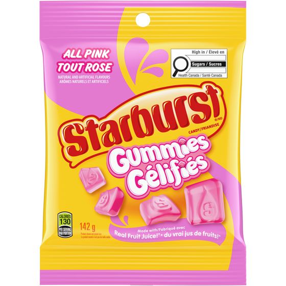 STARBURST All Pink, Fruit Gummy Candy