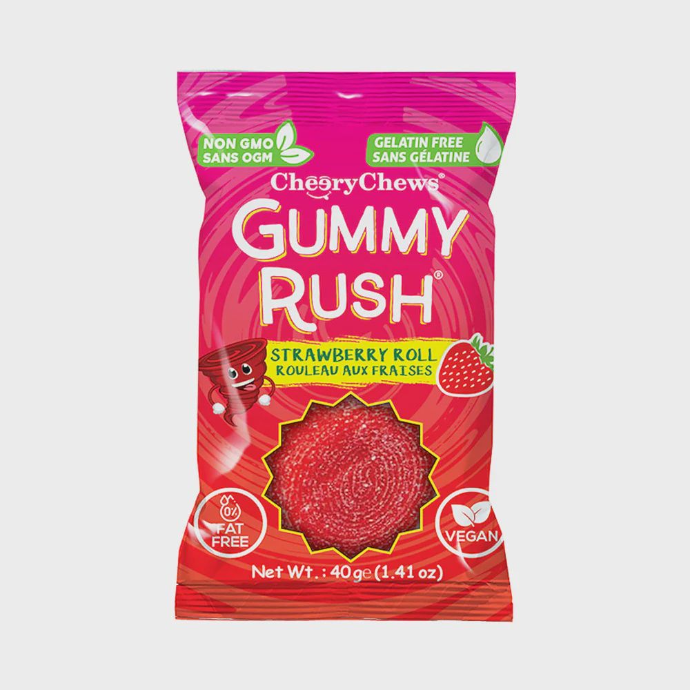 Gummy Rush Roll Sour Strawberry