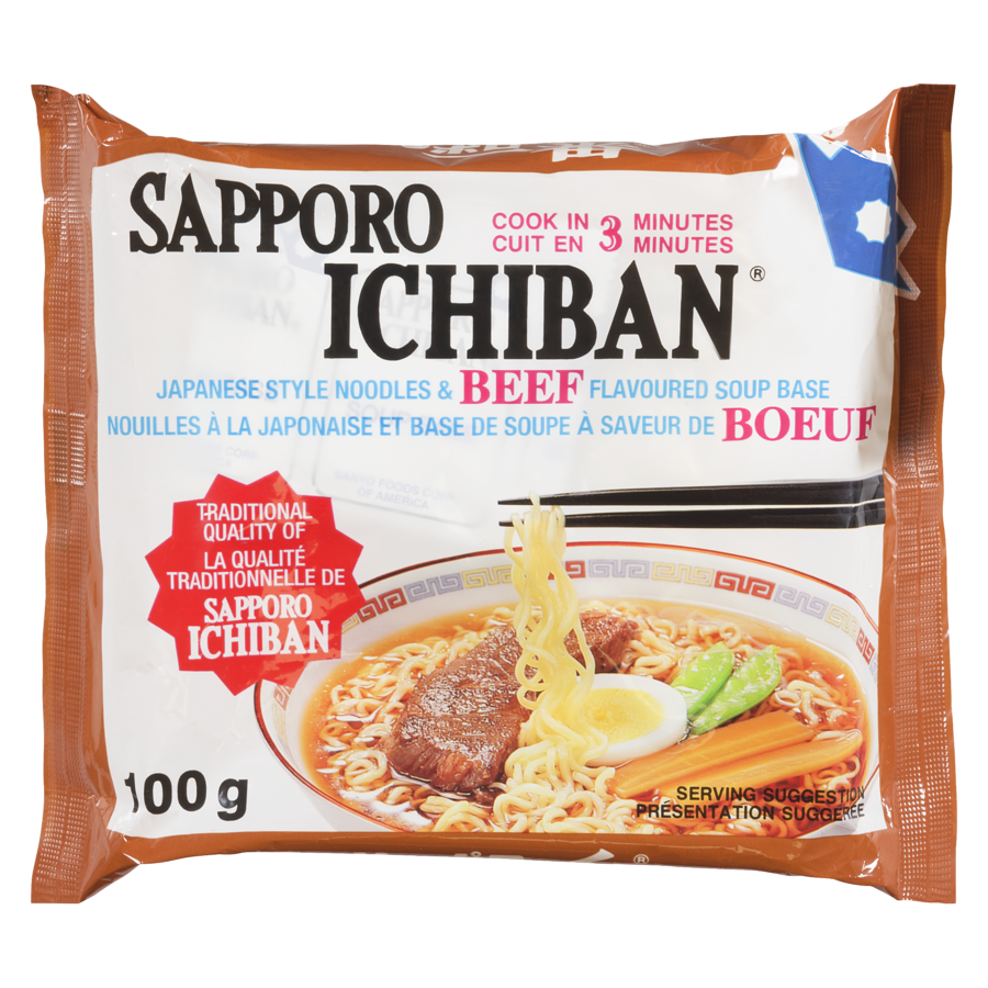 Sapporo Ichiban Japanese Style, flavour: Beef