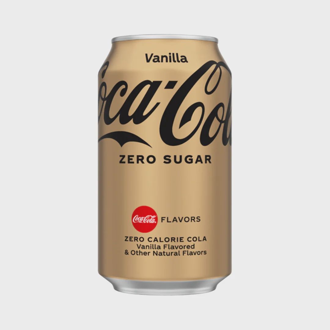 Coca Cola Vanilla Zero Cans 355Ml