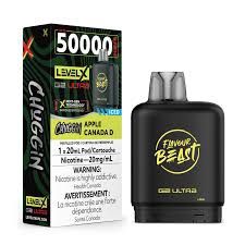 Flavour Beast - Level X G2 Ultra Pod 20ml, flavour: (Chuggin&#39;) Apple Canada