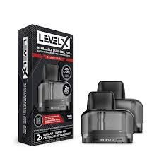 Level X Refillable Pod Kit - Midnight Black G2 Base 1000 Battery + 2 x 5.5ml Refillable Pods