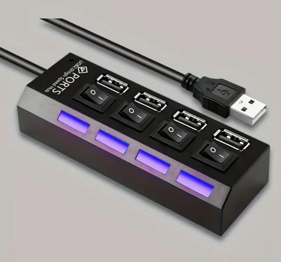 USB 2.0 Hub - 4 Ports