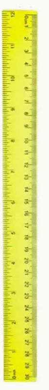 Rulers Plastic Flexable - 12 Inches/30 cm