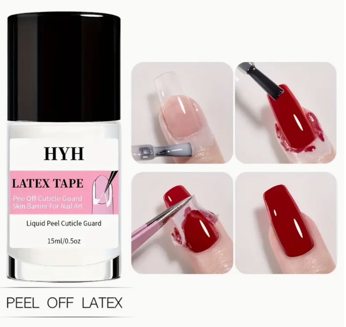 Latex Nail Polish Skin Protector 0.51oz Liquid