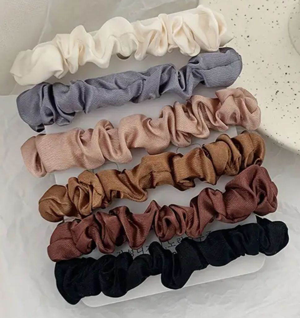Hair Scrunchie 6pcs