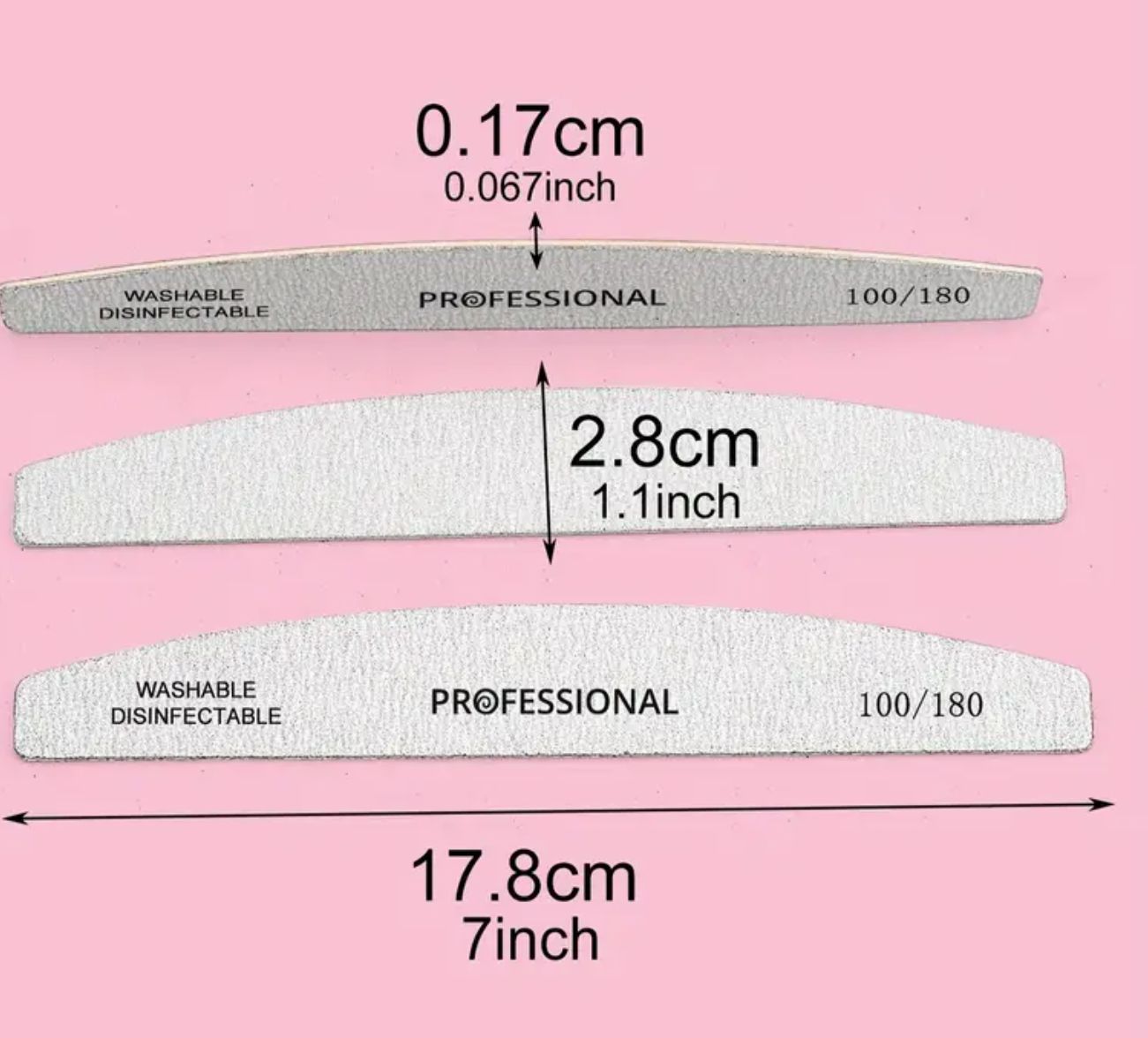 Nail File - White