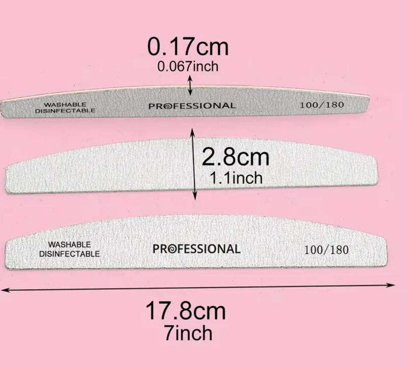 Nail File - White