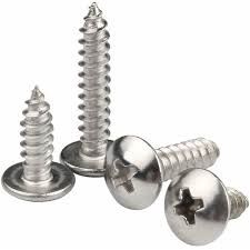 Screw Kit - 100pcs M2 M3 M4 self-tapping wood screw accessories set, Colour: Silver