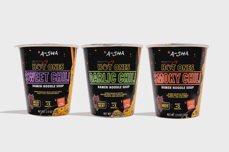 A-Sha x Hot Ones Cup Noodles