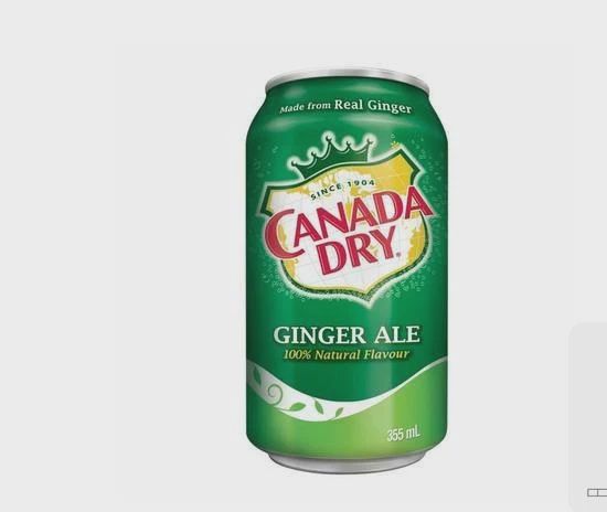 Canada Dry Ginger Ale 355mL, flavour: Original